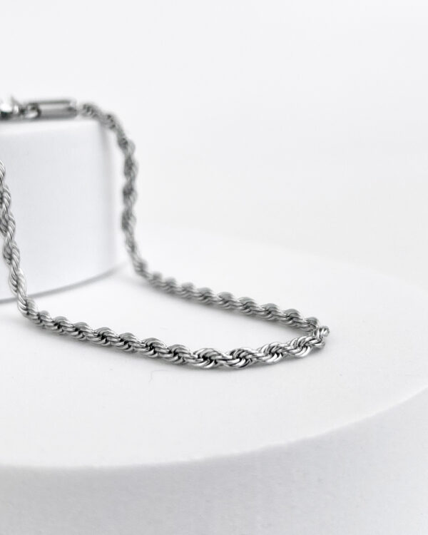 Pulseira Fio Trançado em Aço Inoxidável - Imagem 2