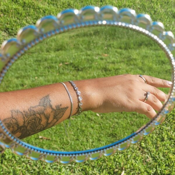 Pulseira Corrente Cobra 3mm em Aço - Imagem 2