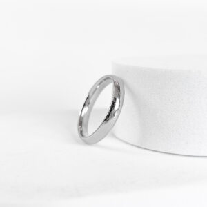 Aliança Lisa 4mm Prata