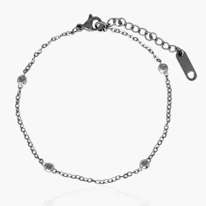 Pulseira Bolinhas em Aço Inoxidável