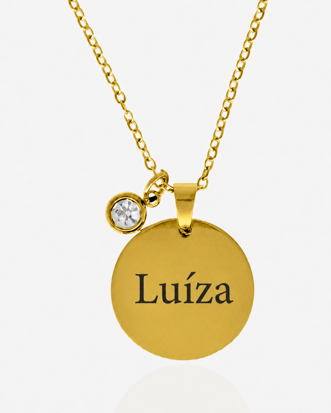 Colar Medalha Nome Personalizado