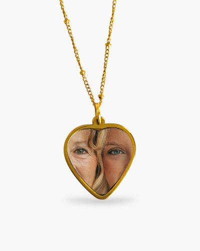 Colar Personalizado Coração Fotocápsula em Aço Inoxidável Personalizado com foto perfeito para dia das mães